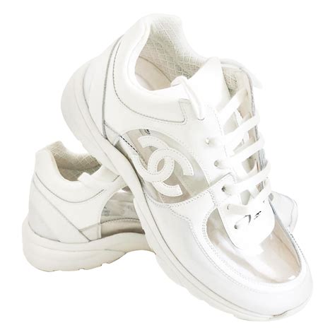 chanel transparent sneakers white|Chanel sneakers price euro.